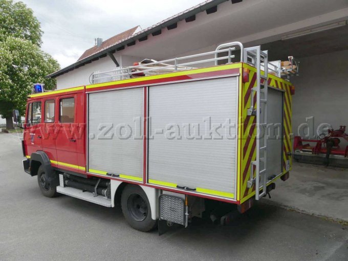 1 brandweerwagen LF 8 (Mercedes-Benz 814 F / Ziegler) – foto 4 – kavel bij Zoll-Auktion, Graben
