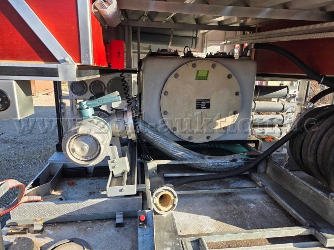 Detail Rückansicht Anschlüsse und Tank