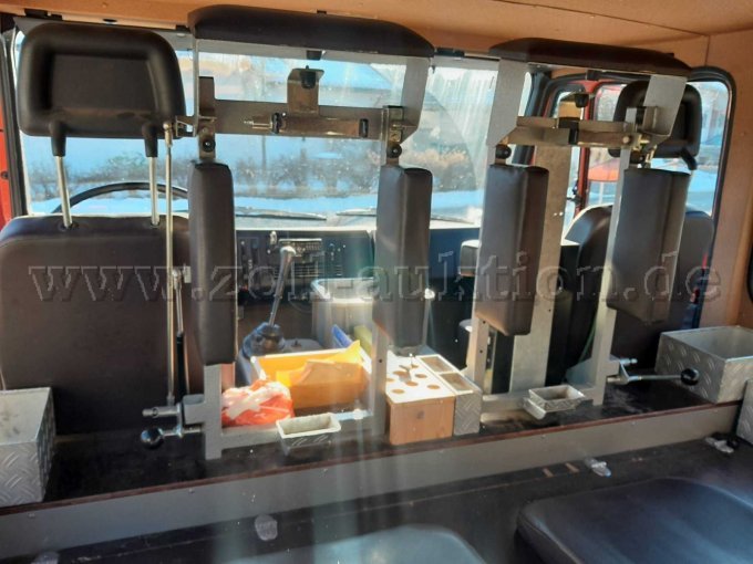 Blick ins Fahrerhaus