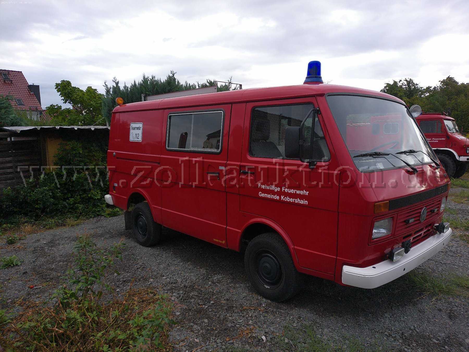 Typ Zoll-Auktion - 1 Feuerwehrfahrzeug Volkswagen LT 31, Typ 281 (ID 979621)