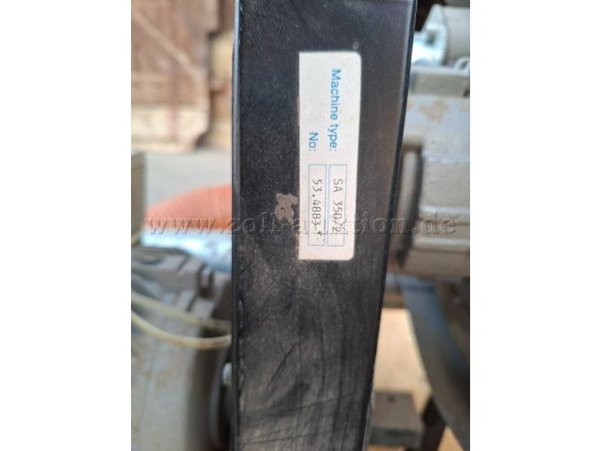 Typenschild Vakuumpumpe