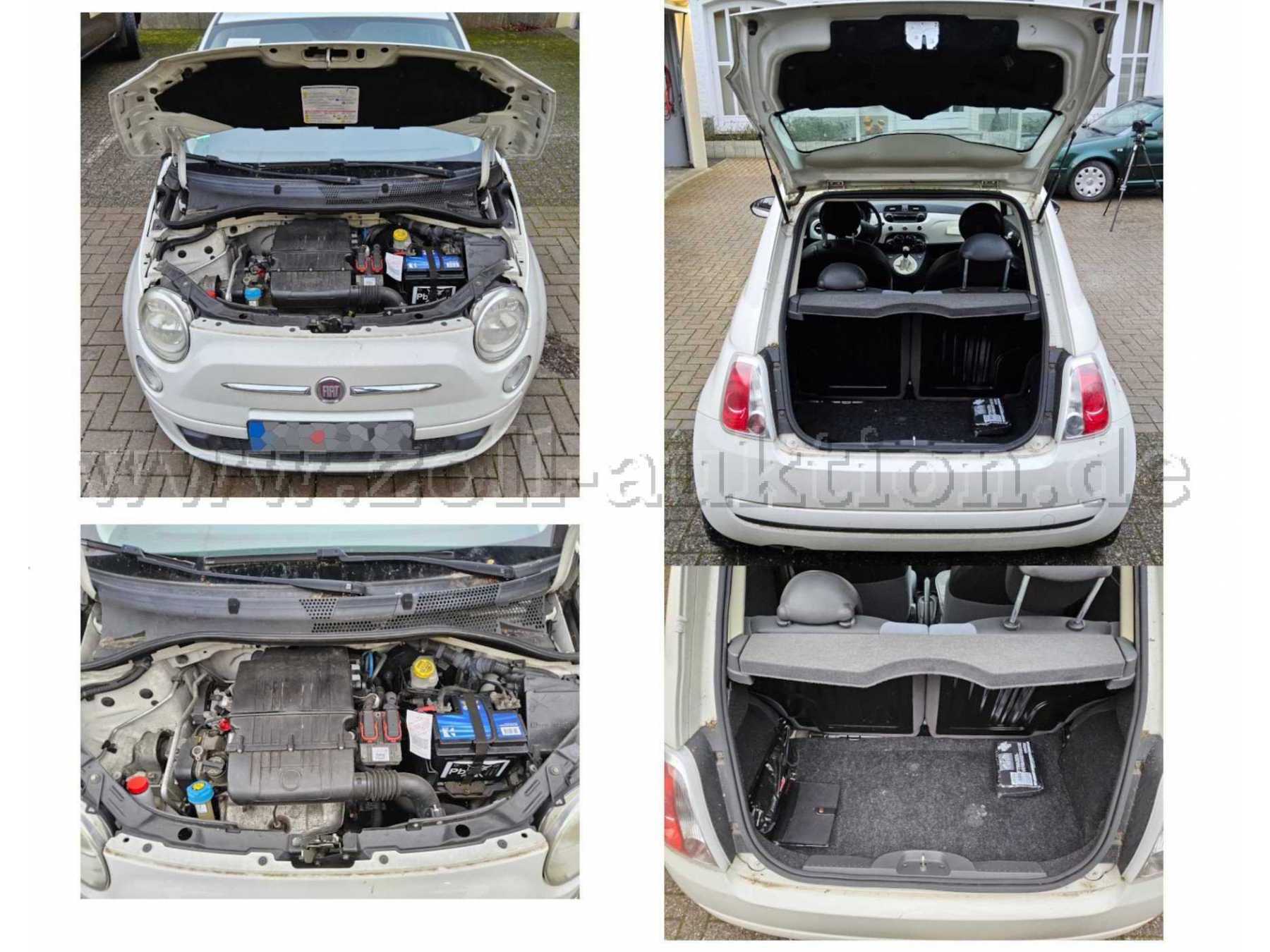 Motor und Kofferraum