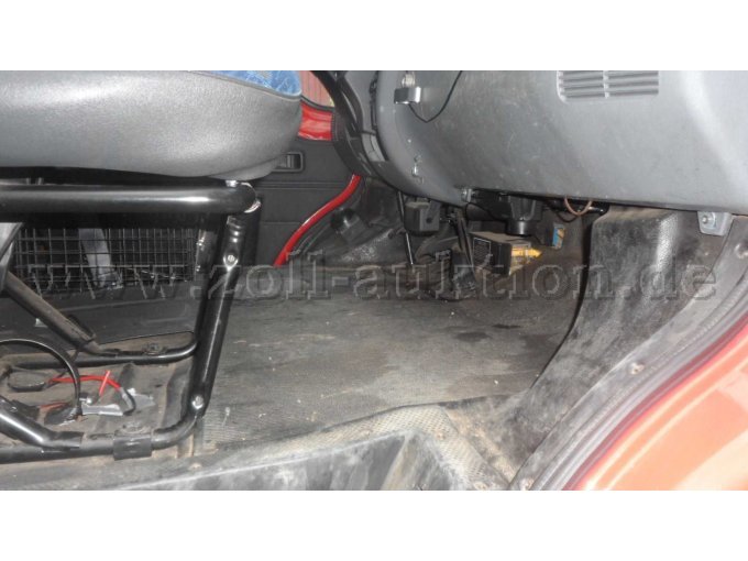 Fußraum Fahrerkabine