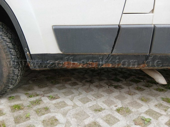 Ansicht links unten Rost