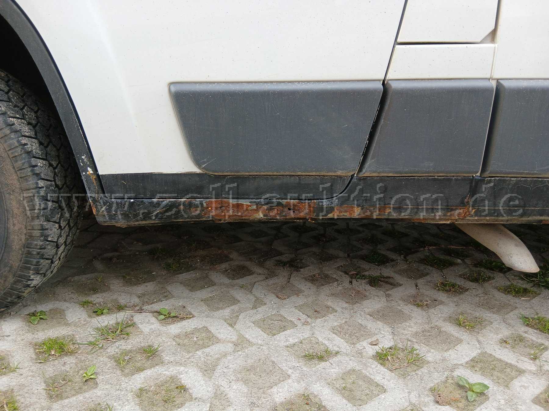 Ansicht links unten Rost
