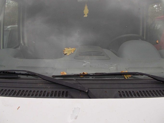 Beschädigung der Windschutzscheibe