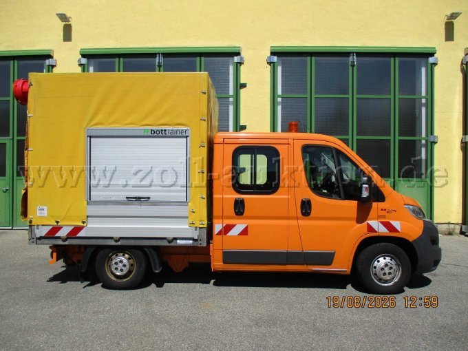 Fiat Ducato, Doka, Plane - Spriegel, defekt, gebraucht: Ansicht von rechts
