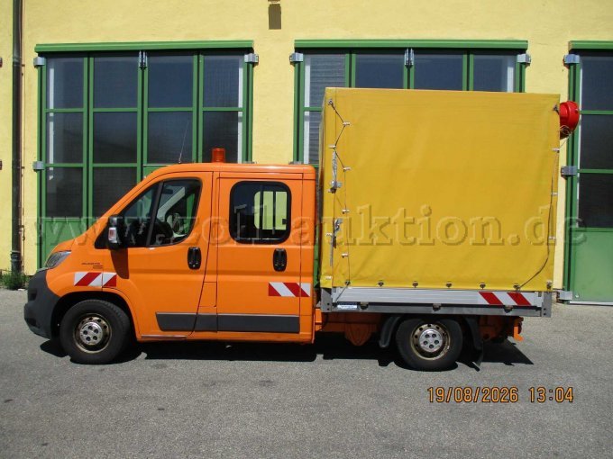 Fiat Ducato, Doka, Plane - Spriegel, defekt, gebraucht: Ansicht von links