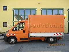 Fiat Ducato, Plane - Spriegel, Bastlerfahrzeug, defekt, gebraucht: Ansicht von links