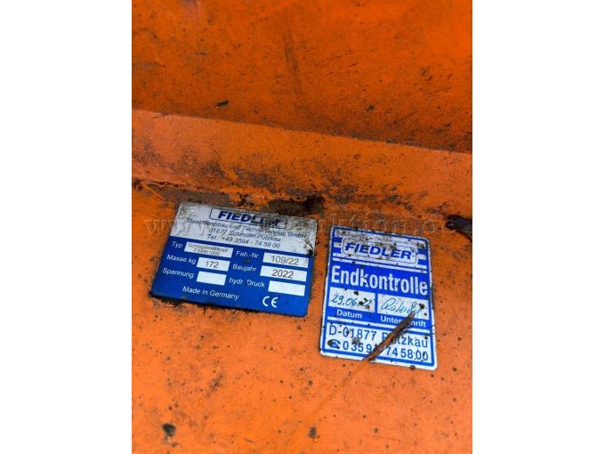 Typenschild Schlegelmähkopf