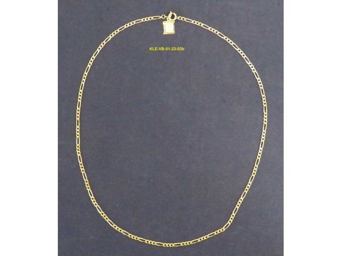 Figarohalskette, 750er, gelbgold