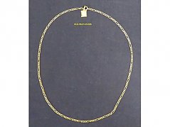 Figarohalskette, 750er, gelbgold