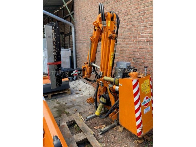 1 Fischer-uitlegarm DZ 2.3500 met heggenschaar en mulchkop – foto 2 – kavel bij Zoll-Auktion, Bergheim