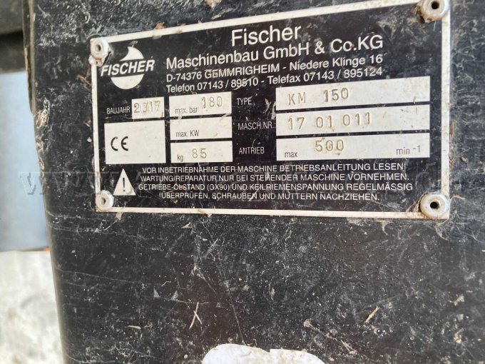 1 Fischer-uitlegarm DZ 2.3500 met heggenschaar en mulchkop – foto 9 – kavel bij Zoll-Auktion, Bergheim