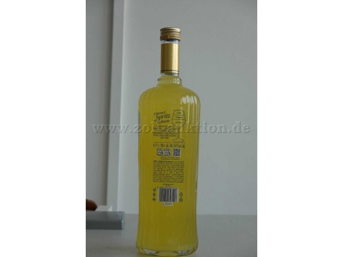 Flasche Rückseite