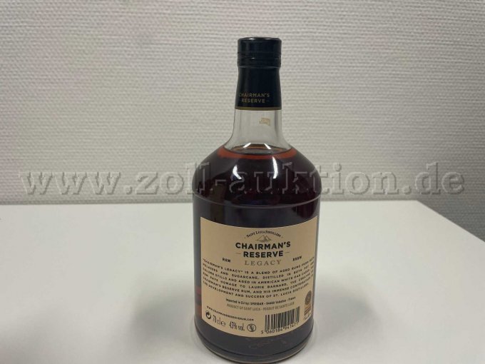 Flasche von hinten