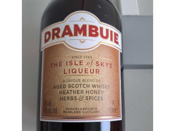 Drambuie schottischer Whiskylikör
vorne Details