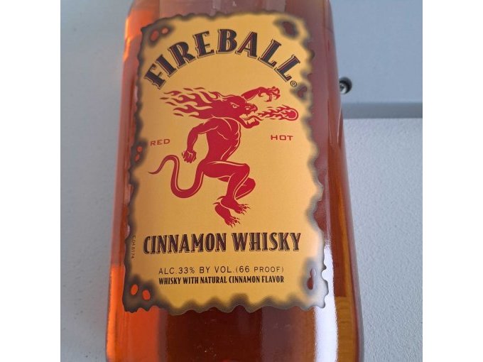 Fireball Whisky Likör Vorderseite
Detail