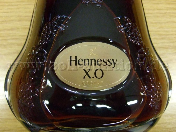 Hennessy Flasche Etikett Front
