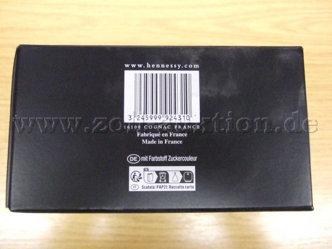 Hennessy Cognac Verpackung