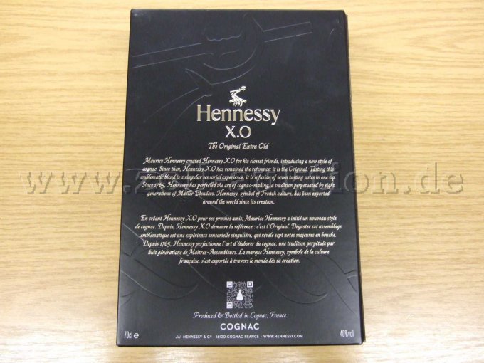 Hennessy Cognac Verpackung