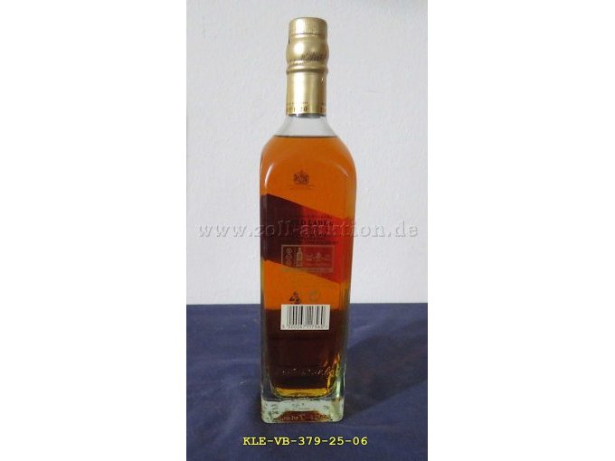 Flasche Rückseite