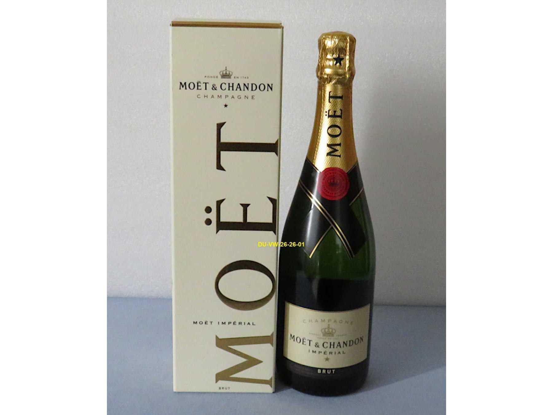 1 Flasche Moët & Chandon Brut Impérial Champagner, 0,75L (12% Vol.) mit GP