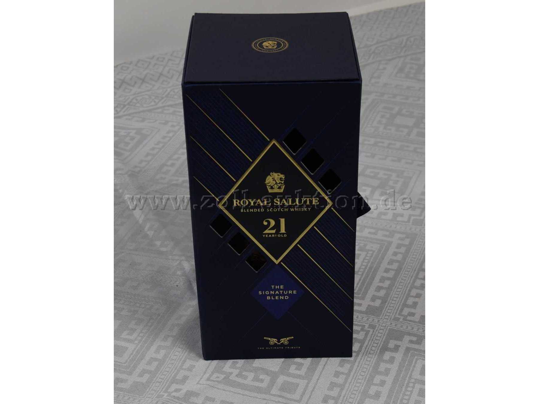 1 Flasche Whisky „ Royal Salute „ 21 im Original-Karton 700ml  – 40% Vol.