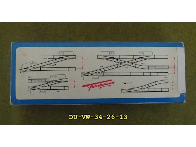 1 Fleischmann Konvolut bestehend aus 1 Form Vorsignal 6200 und 19 Gleise 1600 (H0) – foto 10 – kavel bij Zoll-Auktion, Emmerich am Rhein