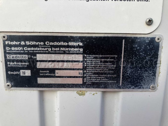 1 Flohr & Söhne Cadolto-Werk Bürocontainer Typ ERZ/L – foto 19 – kavel bij Zoll-Auktion, Burglengenfeld