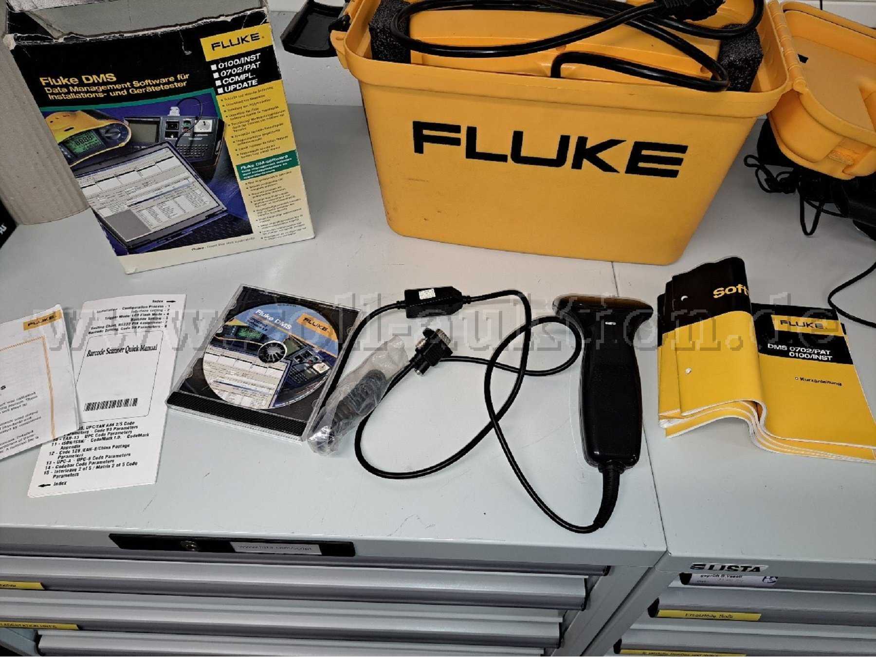 Gesamte Aufstellung Fluke Prüfgerät