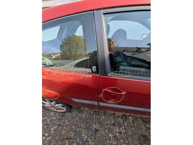 Div. Lackschäden Beifahrertür