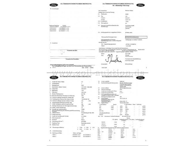 EG-Übereinstimmungsbescheinigung