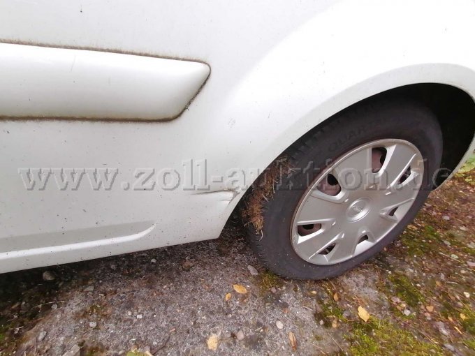 Schaden hinten links