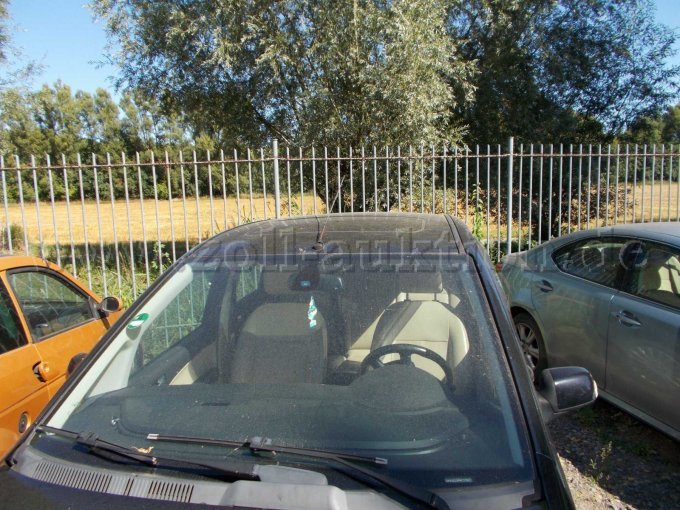 Ansicht der Windschutzscheibe und des Dachbereichs