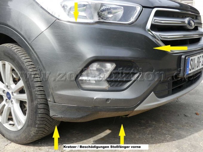 1 Ford Kuga 2.0 TDCi Trend 4x4 Start/Stopp (EURO 6) Unfall/Ersatzteilträger – foto 12 – kavel bij Zoll-Auktion, Troisdorf