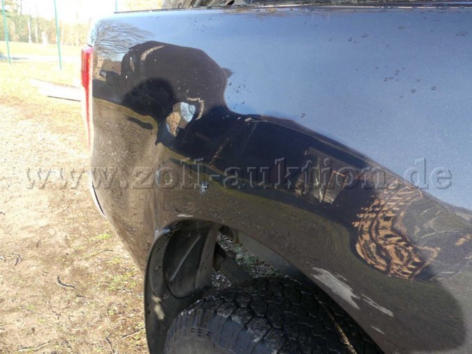 Beschädigung Ladefläche