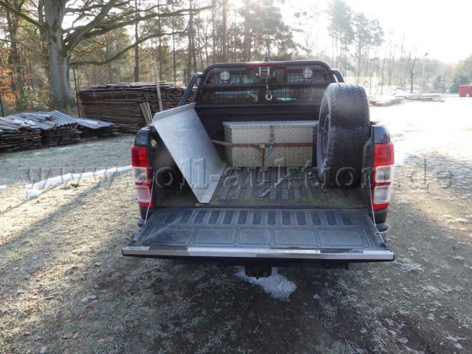 Heckansicht Ladefläche