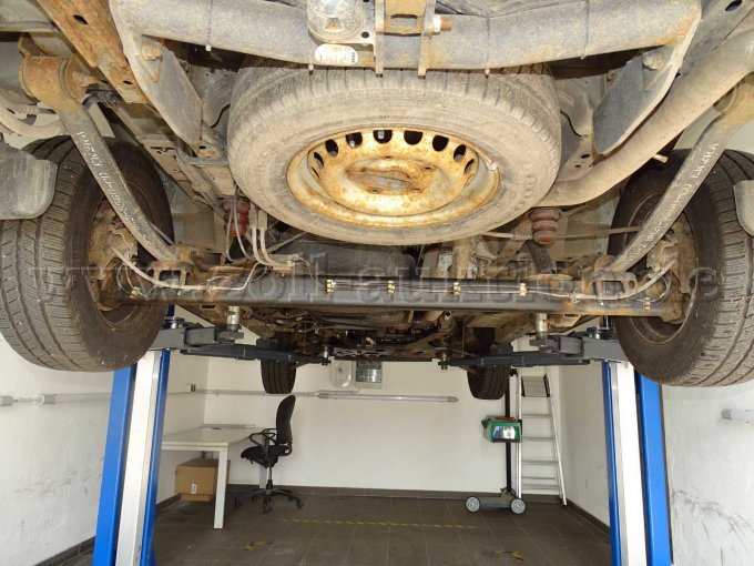Ford Tourneo Custom Titanium Ansicht Reserverad