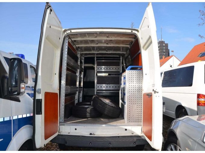 Ansicht Hecktüren bds. geöffnet