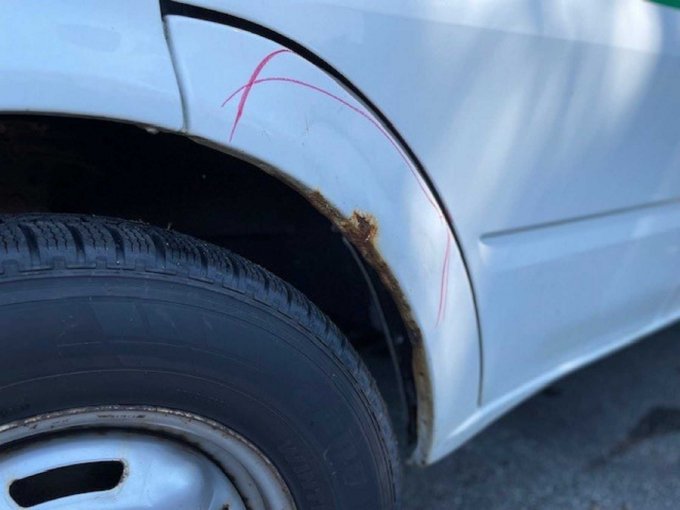 Ansicht Rost Radlauf