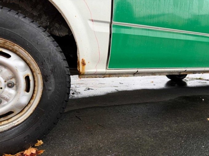 Ansicht Rost Radlauf