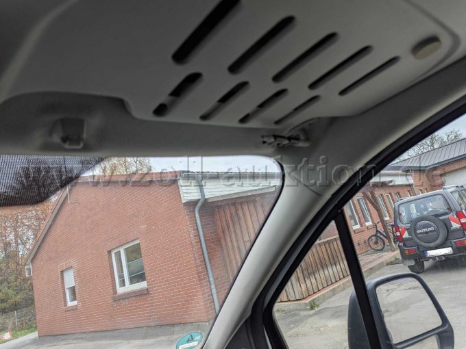 Ansicht fehlende Sonnenblende rechts