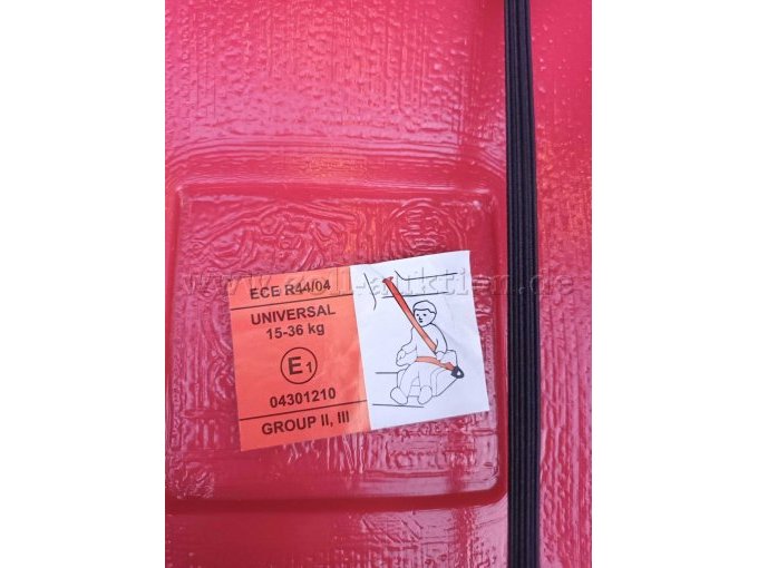 Kindersitz Zulassung und Herstellervorgaben