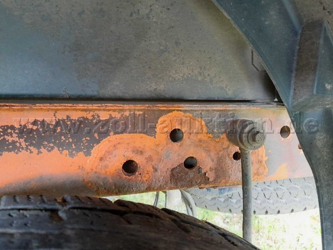 Rost Rahmen Hinterachse