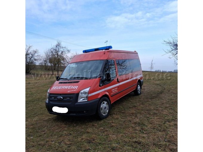 1 Ford Transit FT 350 L Trend – brandweerwagen – 9 zitplaatsen – 103 kW – 56.118 km – foto 3 – kavel bij Zoll-Auktion, Bad Lauchstädt, Goethestadt