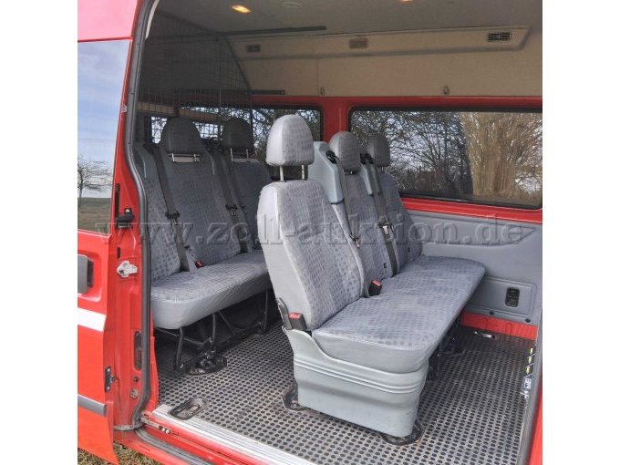 1 Ford Transit FT 350 L Trend – brandweerwagen – 9 zitplaatsen – 103 kW – 56.118 km – foto 8 – kavel bij Zoll-Auktion, Bad Lauchstädt, Goethestadt