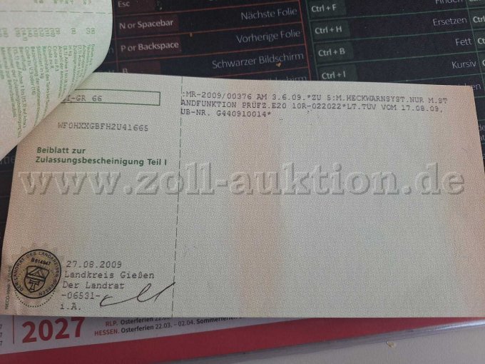 1 Ford Transit MTW – Feuerwehr – foto 10 – kavel bij Zoll-Auktion, Grünberg