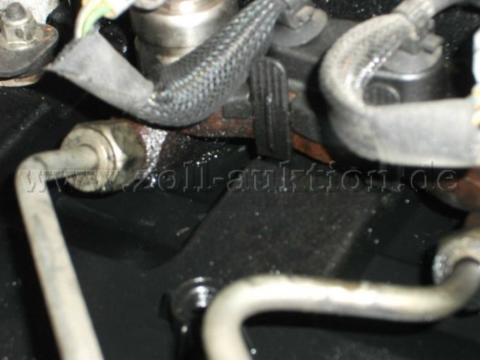 Ansicht Injektor mit Ölverlust