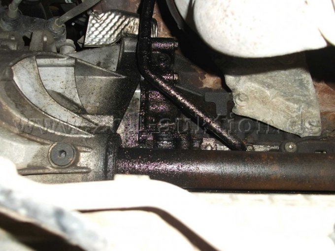 Ansicht Motorblock Ölverlust vom Turbolader